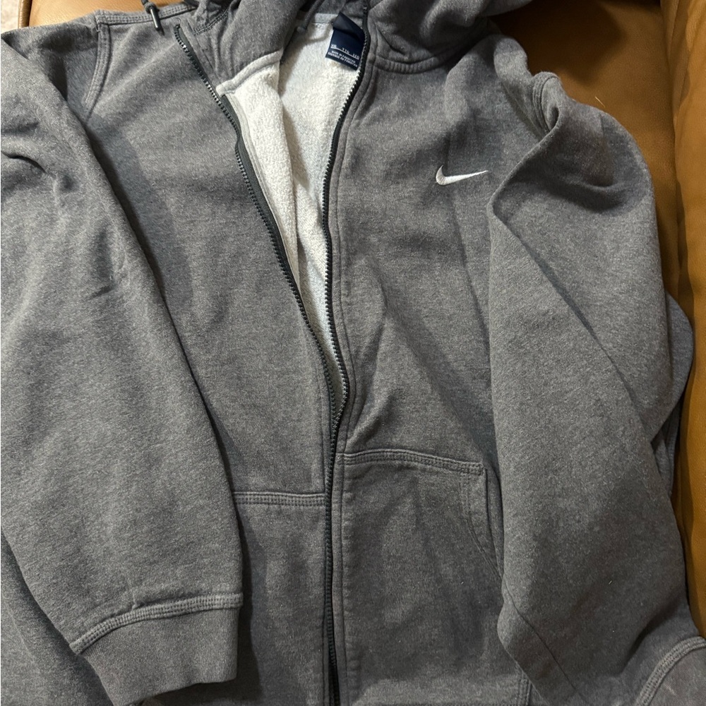 Nike Charcoal Full-Zip Hoodie